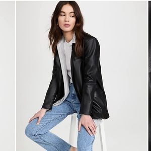 BlankNYC faux leather blazer